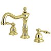 Kingston Brass KS1972NL 8" Widespread Bathroom Faucet, Polished Brass KS1972NL